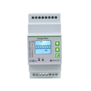 Three-Phase DIN-Rail kWh Energy Meter with LCD Display
